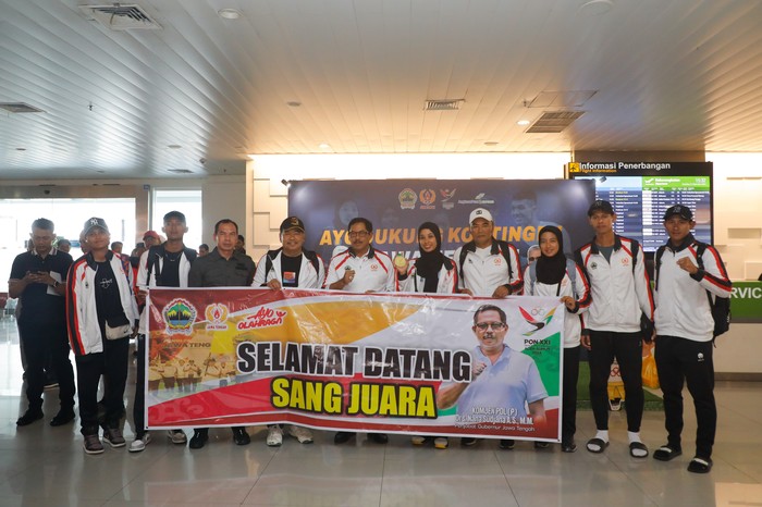 Penyambutan Atlet PON