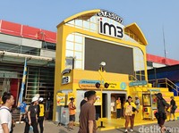 Stasiun IM3 di Pestapora 2024.