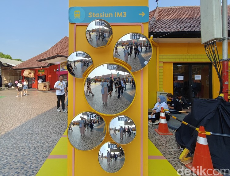 Stasiun IM3 di Pestapora 2024.