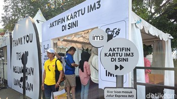 Upaya ini untuk memastikan pengalaman mengesankan pelanggan IM3 agar tetap terhubung dan berjejaring di medsos selama festival berlangsung. Foto: Rachmatunnisa/detikINET