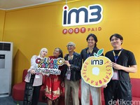 Stasiun IM3 di Pestapora 2024.