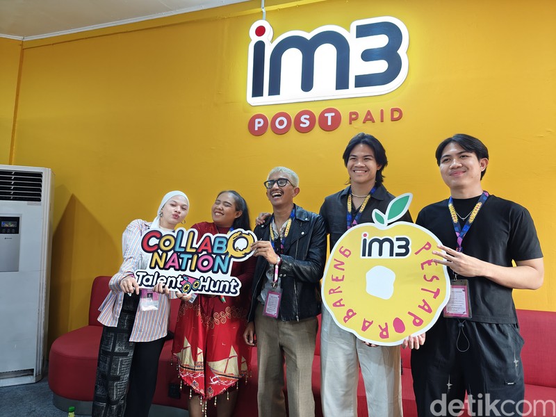 Stasiun IM3 di Pestapora 2024.