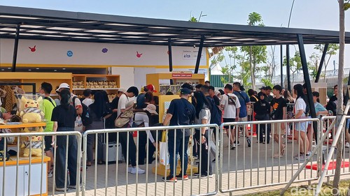 Suasana di Pikachu's Indonesia Journey Jakarta hari Sabtu (21/9/2024).