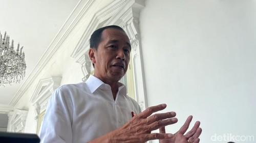 Presiden Jokowi mengapresiasi TNI-Polri terkait bebasnya pilot Susi Air, Kapten Philip Mark Mehrtens, dari kelompok kriminal bersenjata (KKB) di Papua. (Eva Safitri/detikcom)