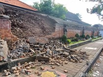 Gempa M 4,8 Guncang Bali, Tembok Puri Blahbatuh Rubuh