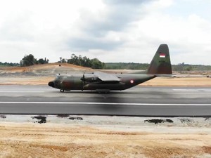 TNI AU Uji Take Off dan Landing Pesawat di Bandara VVIP IKN: Lancar-Sempurna
