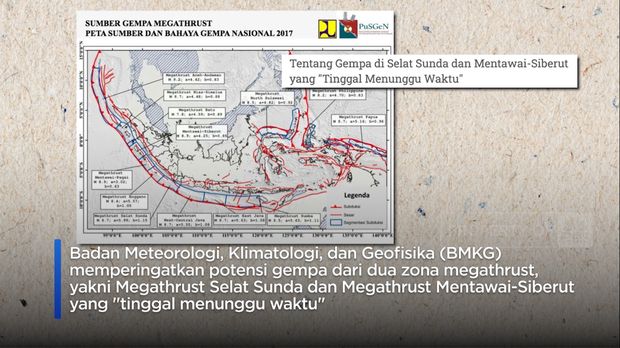 Waspada! BMKG Sebut Gempa Megathrust 