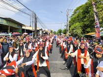 1.500 Anak Menari Remo Iringi Kirab Sawunggaling Babat Suroboyo