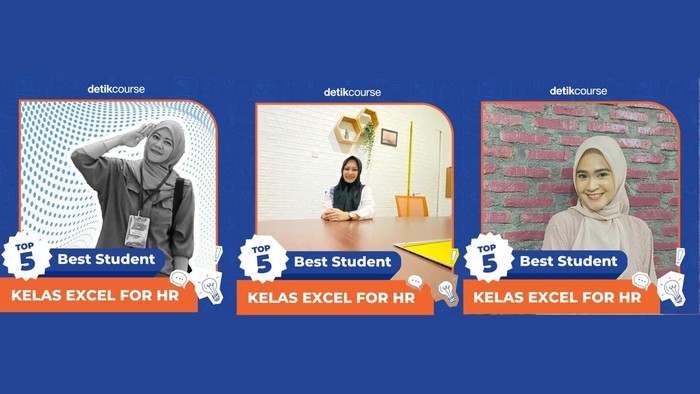 5 Peserta Terbaik Kelas Excel untuk HR detikCourse