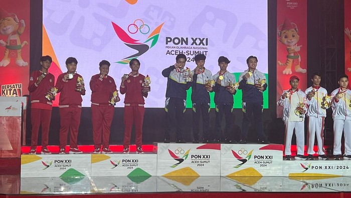 Atlet Sulsel di PON XXI Aceh-Sumut 2024.