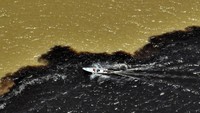 Ahli Geologi yang bernama Robert Meade, mendeskripsikan fenomena unik ini sebagai “Six Mississippis worth of café-au-lait colored water atau dua air sungai yang berwarna menyerupai teh hitam yang saling bertemu.
