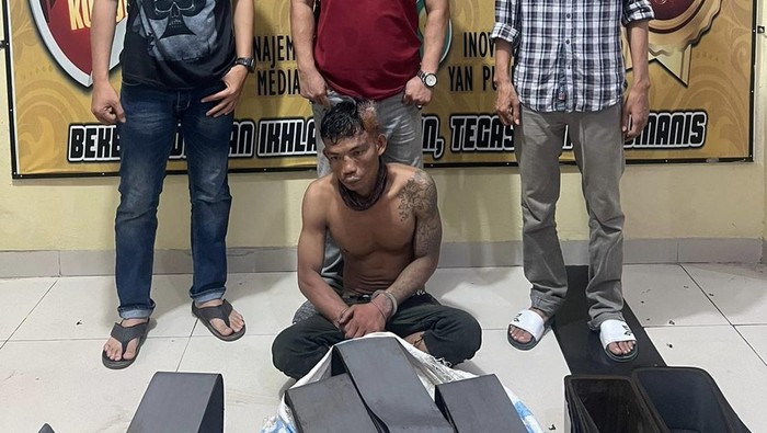 Heru Juliansyah (30) diamankan polisi