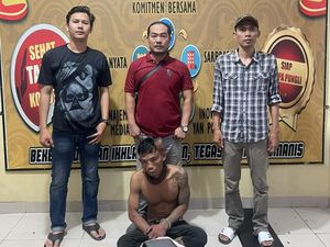 Heru Diringkus Polisi Usai Kepergok Curi Kumparan Isi Trafo PLN