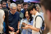 iPhone 16 di Apple Store