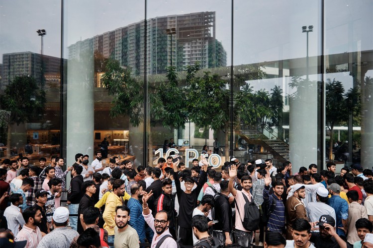 iPhone 16 di Apple Store