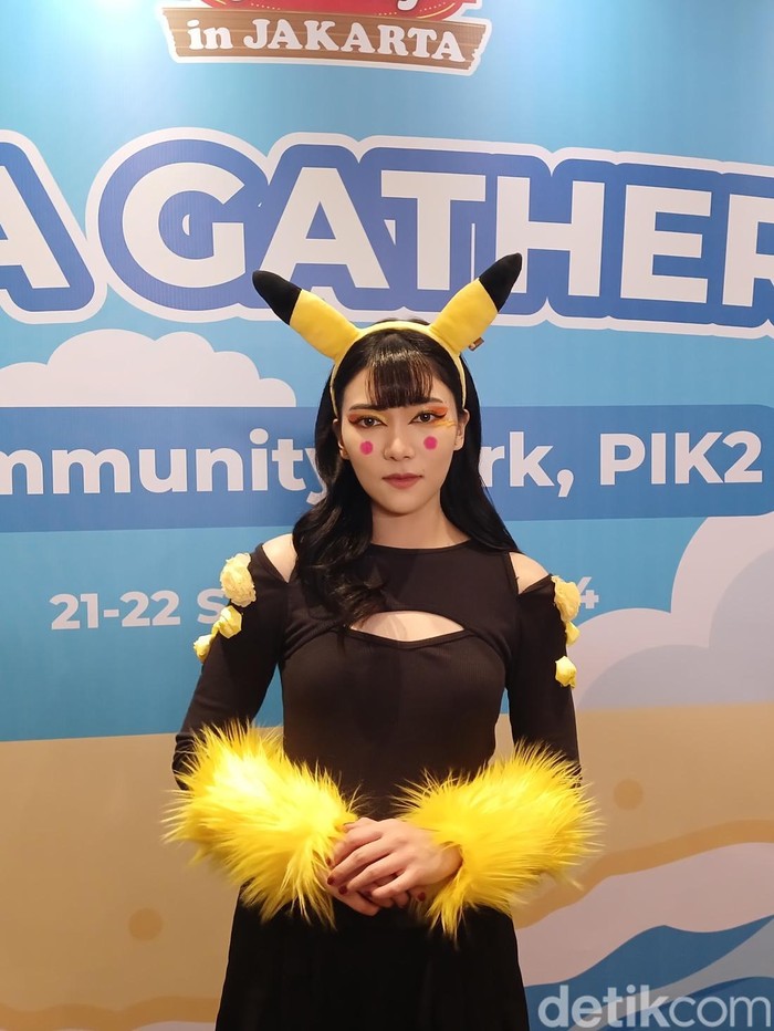 Isyana Sarasvati Isyana Sarasvati saat tampil di Pikachus Indonesia Journey Jakarta pada Minggu (22/9/2024).