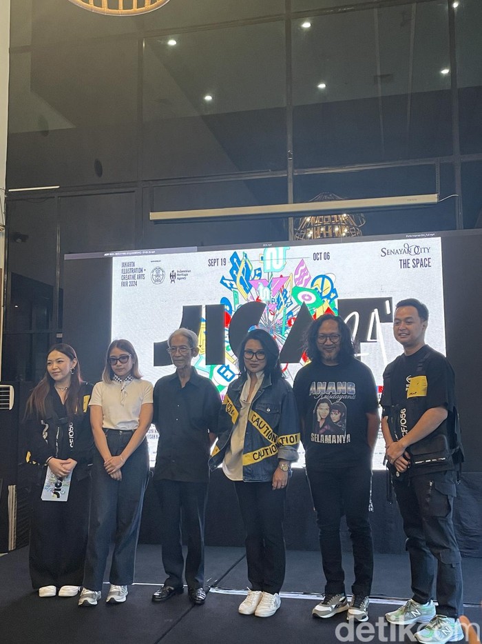 Jakarta Illustration and Creative Arts Fair 2024 Konferensi pers Jakarta Illustration and Creative Arts Fair 2024 digelar di Senayan City.