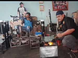 Kreatif! Warga Binaan di Curup Bikin Kompor Berbahan Oli Bekas