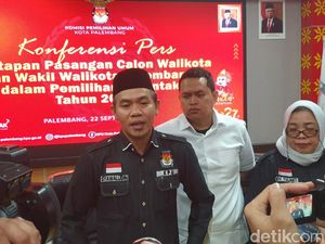 Berkas Lengkap, KPU Palembang Tetapkan 3 Paslon Pilkada