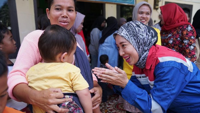 Kilang Pertamina Plaju mendorong kesadaran masyarakat tentang pentingnya gizi yang tepat dalam masa pertumbuhan anak.