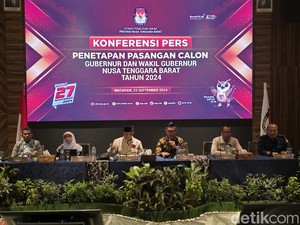 KPU Tetapkan Tiga Paslon di Pilgub NTB: Zul-Uhel, Rohmi-Firin, dan Iqbal-Dinda