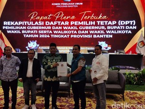 Sah! Pasangan Andra Soni-Dimyati dan Airin-Ade Cagub Cawagub di Banten