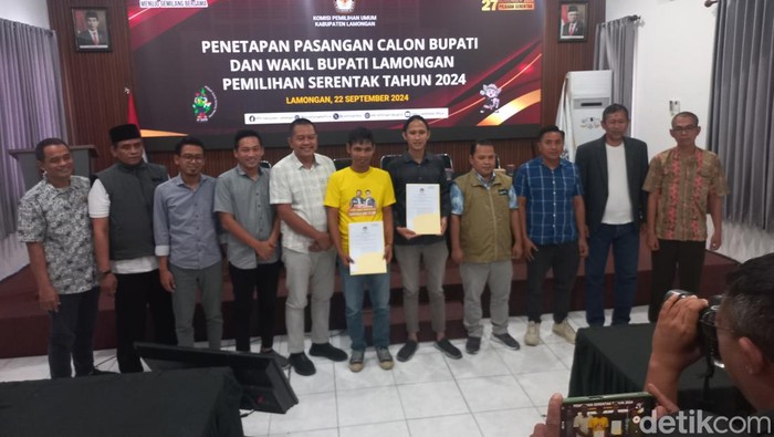 KPU tetapkan 2 paslon Pilbup Lamongan