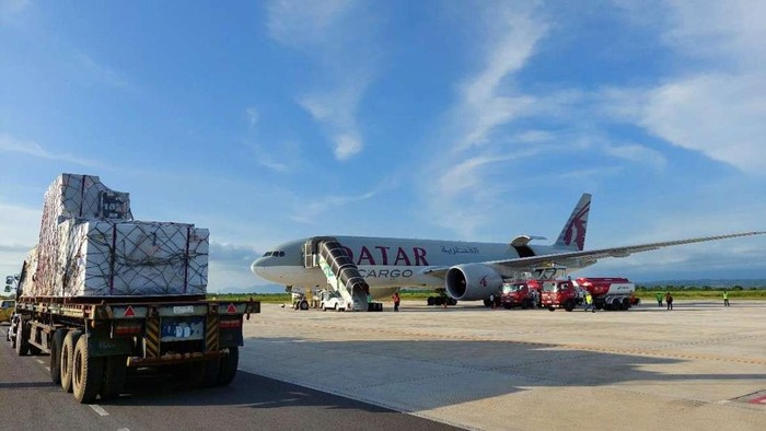 Logistik MotoGP mulai berdatangan di Lombok