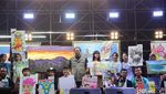 Momen SBY Melukis di Panggung Pestapora 2024