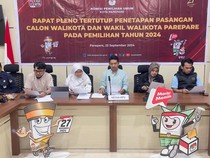 KPU Tetapkan 4 Paslon Pilwalkot Parepare, Ijazah Tasming Hamid Dinyatakan Sah