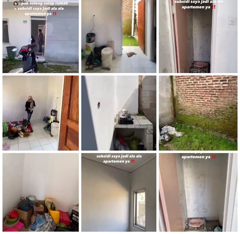 Renovasi rumah subsidi tipe 30/60 hasilnya membuat warganet kagum karena terlihat estetis dan nyaman.