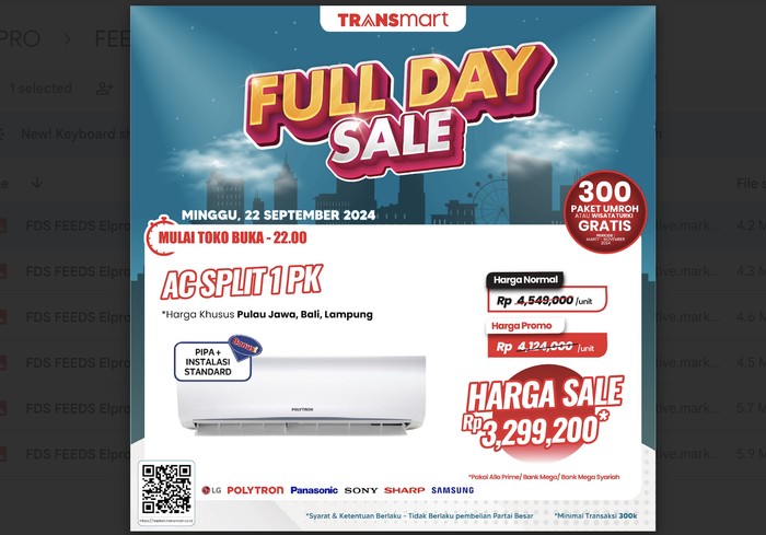 Transmart Full Day Sale