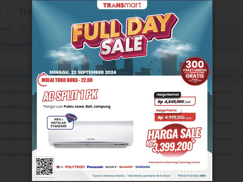 Transmart Full Day Sale