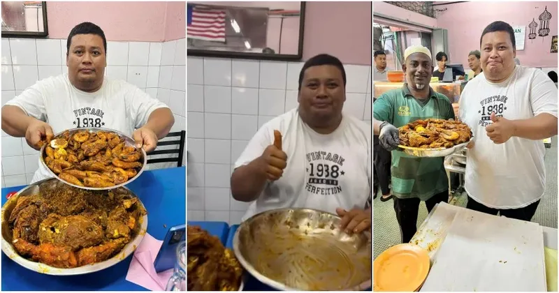Wow! Pria Ini Pecahkan Rekor Beli Seporsi Nasi Kandar Rp 1,4 Juta