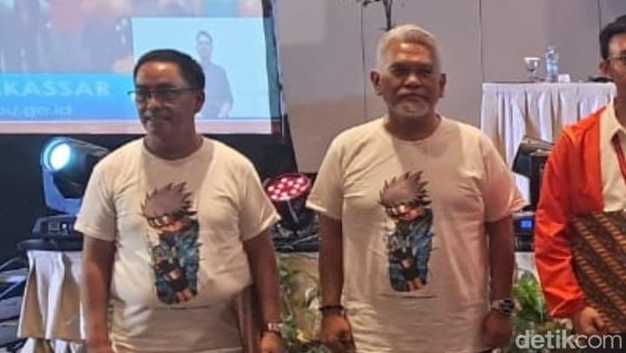 Pasangan calon wali kota dan wakil wali kota Makassar, Sulawesi Selatan (Sulsel) Amri Arsyid-Abdul Rahman Bando (Amri-Rahman).