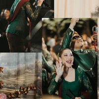 Tak hanya sekedar hadir sebagai tamu undangan, BCL juga ikut menyumbangkan suara emasnya. Sambil memamerkan senyum manisnya, pesona ibu satu anak itu tampak begitu terpancar. Foto: Instagram/@itsmebcl