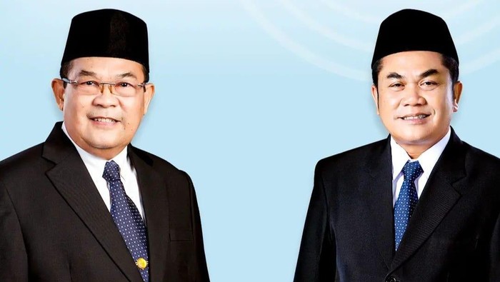 Calon Bupati dan Wakil Bupati dari Koalisi Gunungkidul Maju, Prof. Sutrisna Wibawa dan Sumanto.