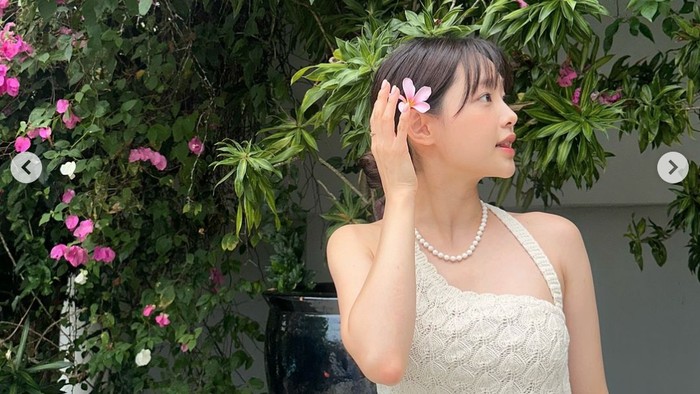 Chuu eks LOONA liburan di Bali