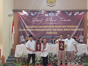 Nomor Urut Pilkada Purbalingga: Tiwi-Hendra 1, Fahmi-Dhimas 2