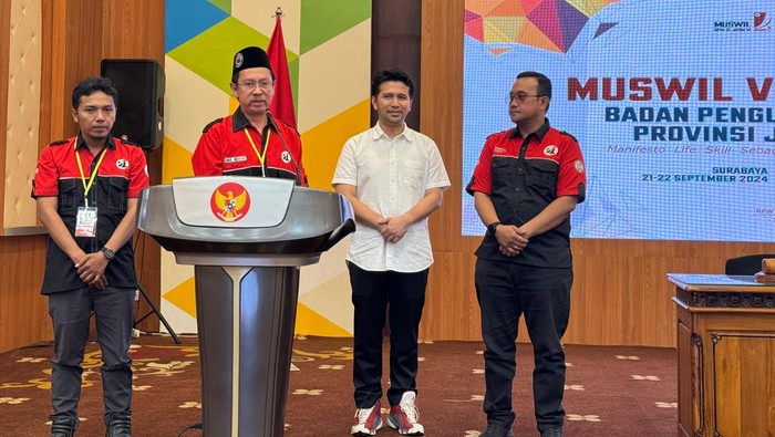 Emil Dardak saat menghadiri Musil Oi Jatim.