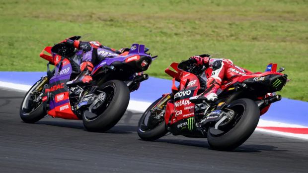 Enea Bastianini vs Jorge Martin.