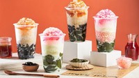 Kedai Es Jadoel Pondok Bambu di Jakarta Timur menawarkan es cendol seharga Rp 10.000. Kamu bisa pilih varian original atau tambahan sirup pandan. Foto: Instagram/Google Review  Es Jadoel Pondok Bambu