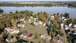 Foto Udara Rumah-rumah di Hungaria Masih Terendam Banjir