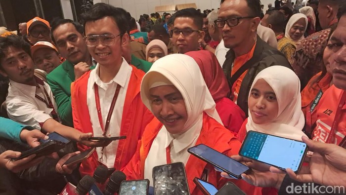 Pasangan calon wali kota dan wakil wali kota Makassar Indira Jusuf Ismail-Ilham Ari Fauzi Amir Uskara (Indira-Ilham).