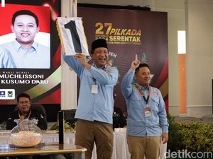Ipong-Luhur Geber Visi Misi Usai Dapat Nomor Urut 1 di Pilbup Ponorogo