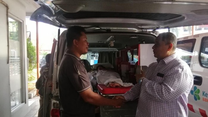 Jemaah umrah Asrimah Misjani Ahmad dipulangkan ke RI usai dirawat setahun lebih di Saudi Minggu (22/9/2024)
