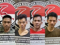 4 Pengedar Narkoba di Mura Diringkus, 1 Lagi Asyik Jual Sabu di Pinggir Jalan