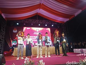 Pilbup Lombok Tengah: Ruslan-Normal 1, Pathul-Nursiah 2, Puad-Lege 3