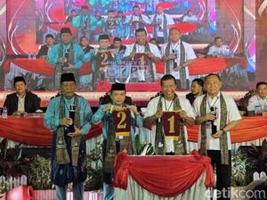 KPU Tetapkan Nomor Urut Pilgub Jambi: Romi-Sudirman 01, Al Haris-Sani 02
