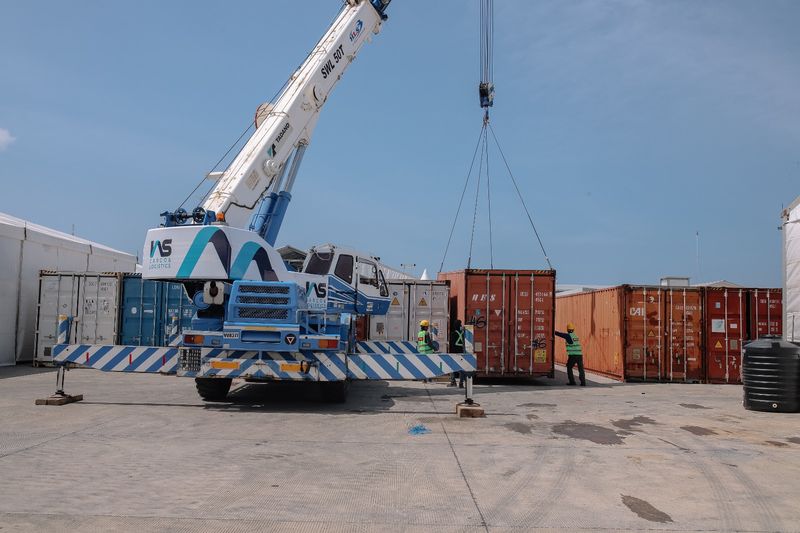 Logistik MotoGP Tiba di Sirkuit Mandalika